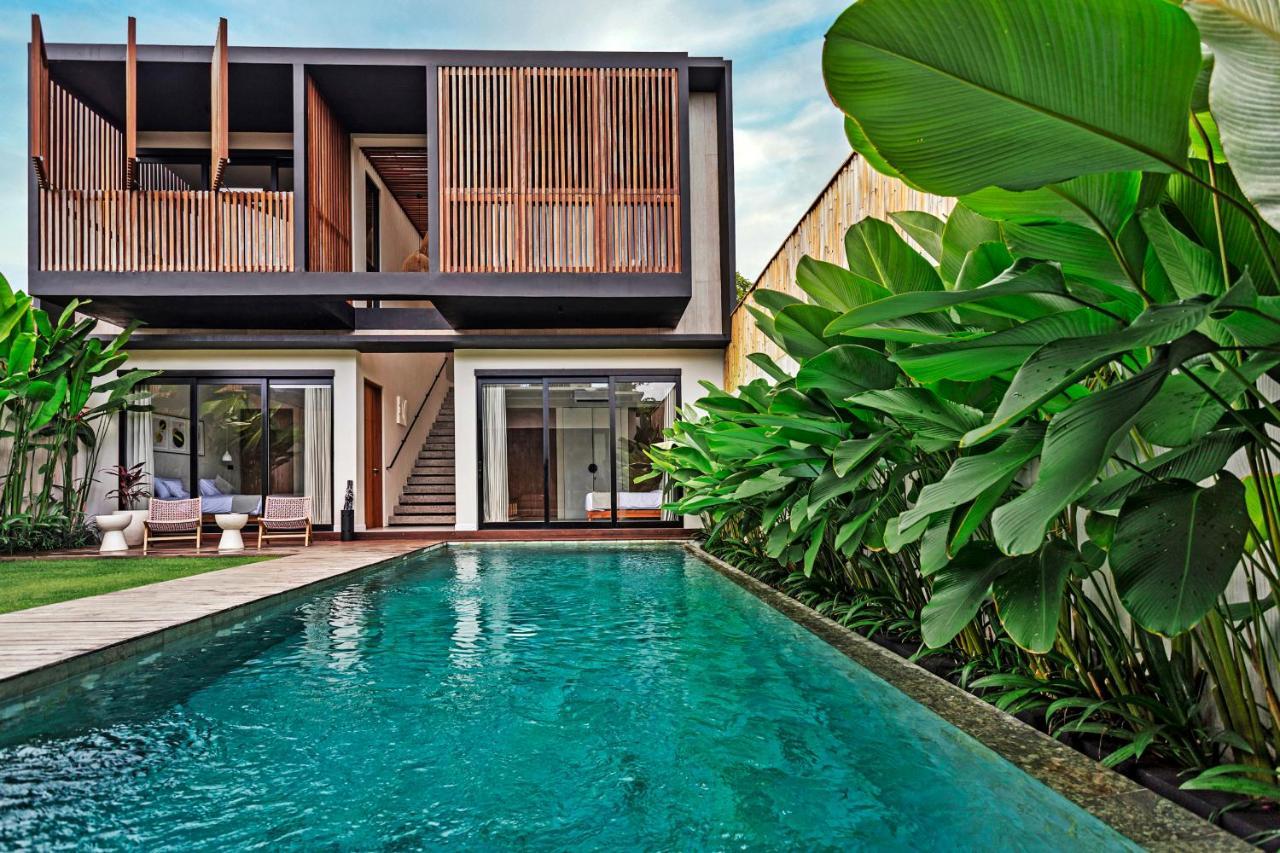 New 4 Bedroom 5 Min Walk To Berawa Beach Enclosed Livng Canggu  Luaran gambar